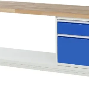 Pasta per Saldature Banco da lavoro RAU con telaio abbassabile collezione 8000 ripiano 2000x880x700 mm 05-8152A6-207B4F.11