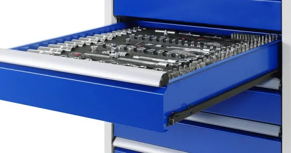 Pasta per Saldature Banco da lavoro RAU con telaio abbassabile collezione 8000 ripiano 2000x880x700 mm 05-8152A6-207B4F.11