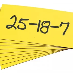 Silicone Acrilico Impermeabile Scudo magnetico Eichner giallo dimensioni: 50 x 100 mm UI: 100 pezzi 9218-02364