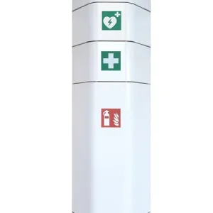 Attacco Eichner per armadi di design di emergenza dimensioni: 200 x 433 x 225 mm rosso 9127-01112 con Supporto Parete