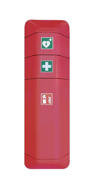 Attacco Eichner per armadi di design di emergenza dimensioni: 200 x 433 x 225 mm rosso 9127-01112 con Supporto Parete