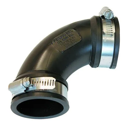 Fernco QL-200 2" 90 Quik Flessibile Elbow