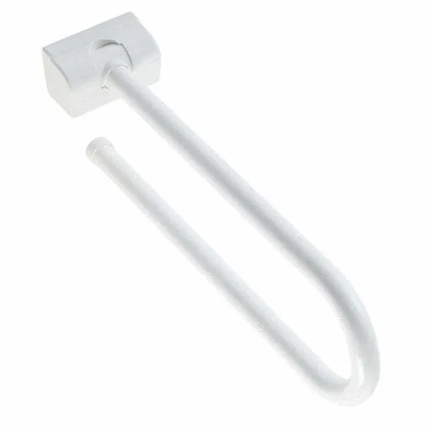 Raccordo Compressione Ponte Giulio Tubocolor impugnatura di sostegno ribaltabile 60 cm bianco latte
