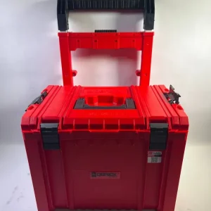 Qbrick System PRO Cart 2.0 Plus RED ULTRA HD impilabile 490 x 415 x 660 mm 29 l IP54 doppio manico telescopico estraibile
