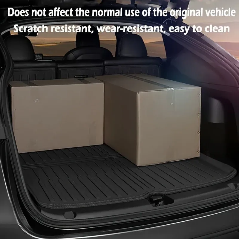 Tesla per Model Y+ Juniper 2025 MAT TRUNK AUTTURA-Copertura completa TPE Anti-slip Cargo Liner con protezione per servizio...