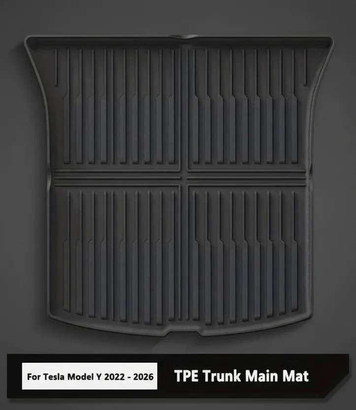 Tesla per Model Y+ Juniper 2025 MAT TRUNK AUTTURA-Copertura completa TPE Anti-slip Cargo Liner con protezione per servizio...