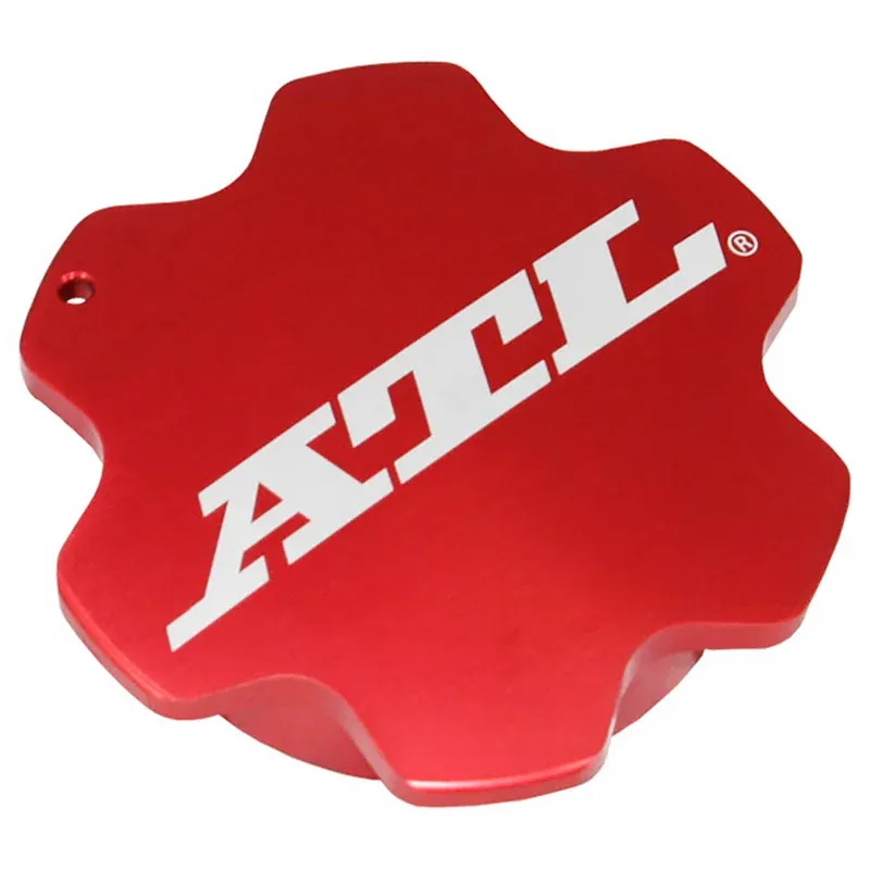 ATL - Tappo vite anodizzato rosso un quarto di giro