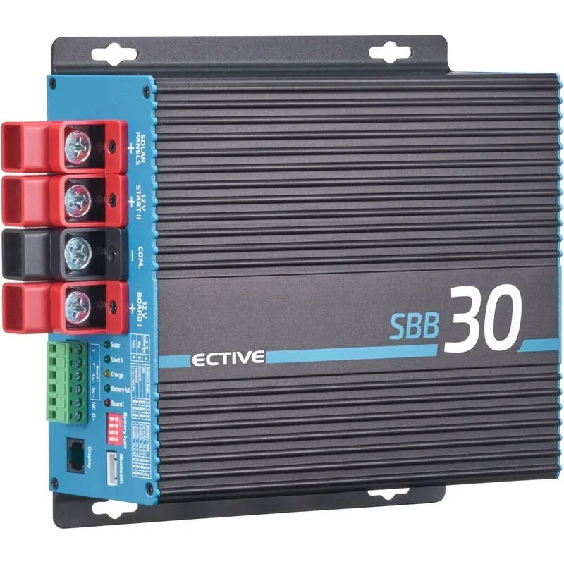Booster di carica SBB 30 12V 30A con regolatore solare integrato (MPPT)