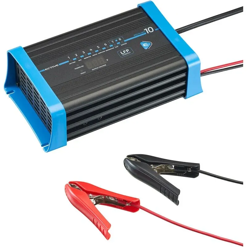 Caricabatterie multicarico 10 LFP 10A/12V 8 stadi