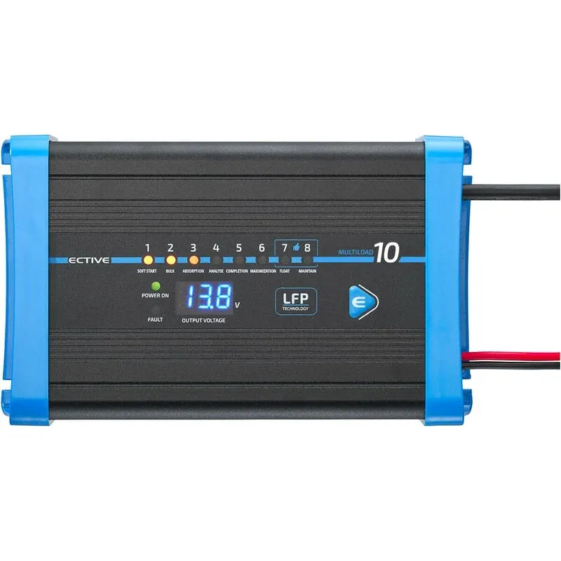 Caricabatterie multicarico 10 LFP 10A/12V 8 stadi