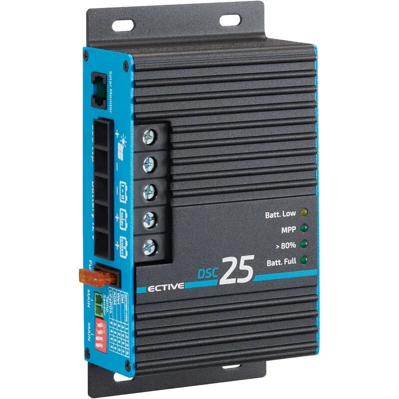Regolatore di carica solare doppio DSC 25 MPPT