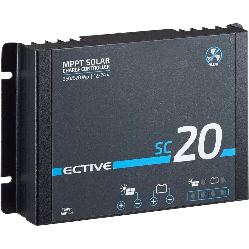 Regolatore di carica solare SC 20 MPPT SILENZIOSO
