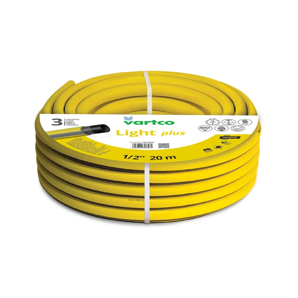 Vartco Light Plus 1/2" garden hose 20m 3-layer con Batteria agli Ioni di Litio