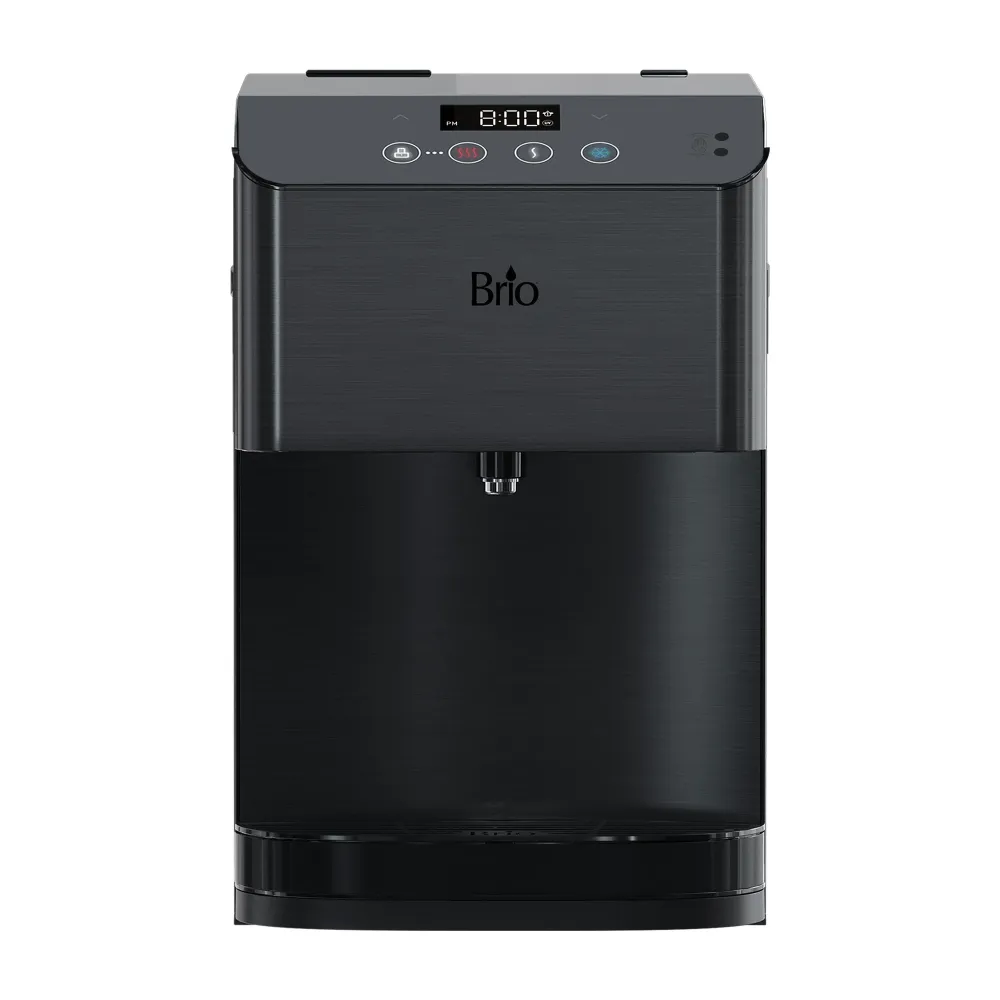 Brio Moderna Touchless 3-Stage Nero notte Stainless Countertop Water Cooler