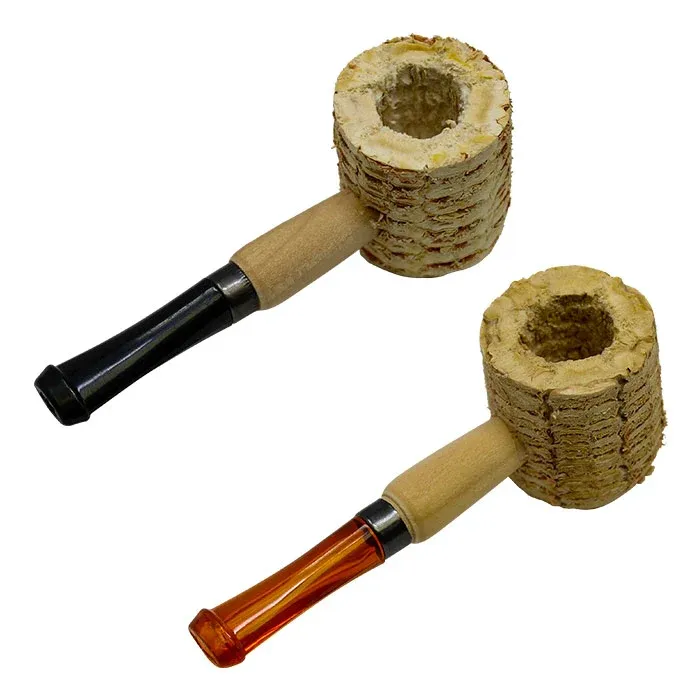 Corn Cob Wood Pipes Alluminio Leggero