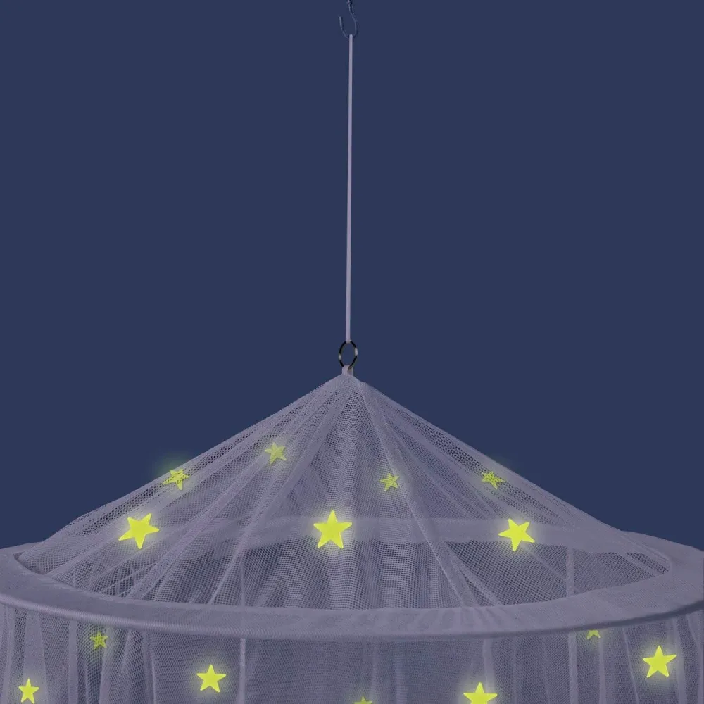 Faretto LED Baldacchino per Ragazze con Stelle Luminescenti