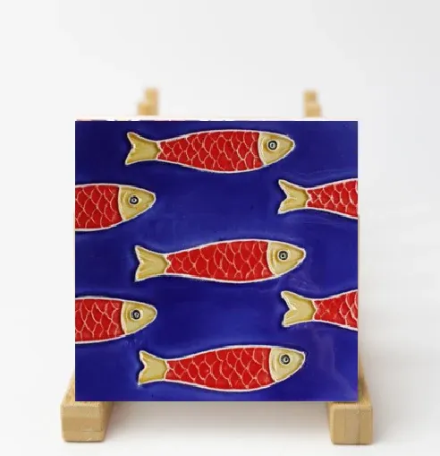 Fatto mano Shoal Tile con Batteria agli Ioni di Litio Blue