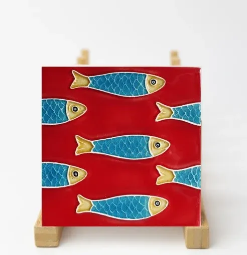 Fatto mano Shoal Tile con Batteria agli Ioni di Litio Blue