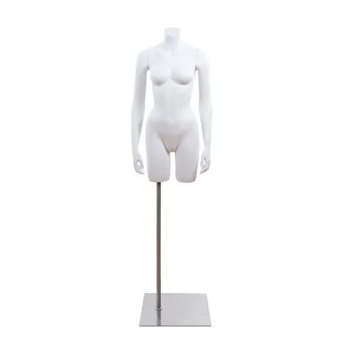 3/4 Inch Headless Female Terso Mannequin Forms Base FTORSO34HL con Batteria agli Ioni di Litio