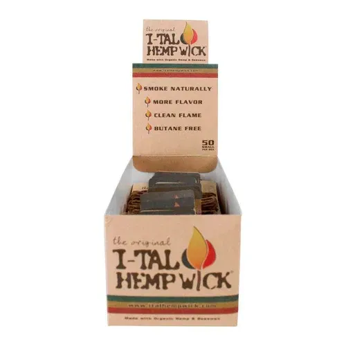 I-Tal - 3.5ft Hemp Wick con Caricatore USB-C