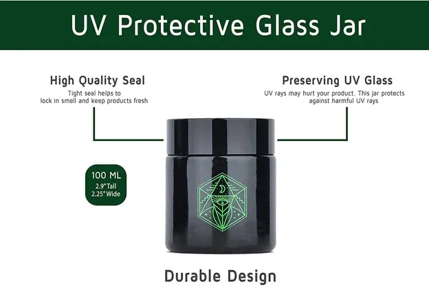 Leaf Way Vetro Storage Jar