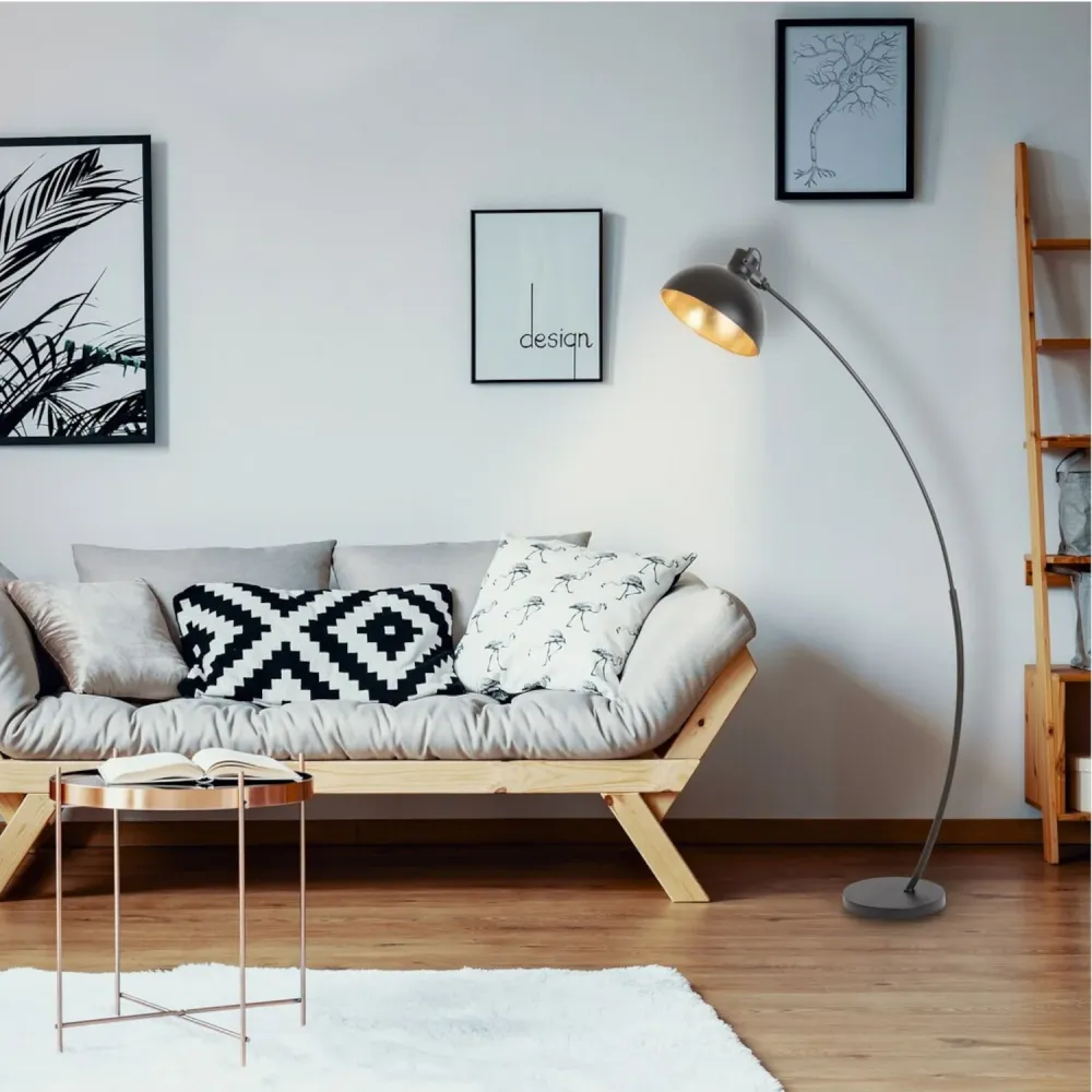 Otto,Floorl, lampada da pavimento, E27 MAX 60W senza lampadina con 5 Modalità di Illuminazione