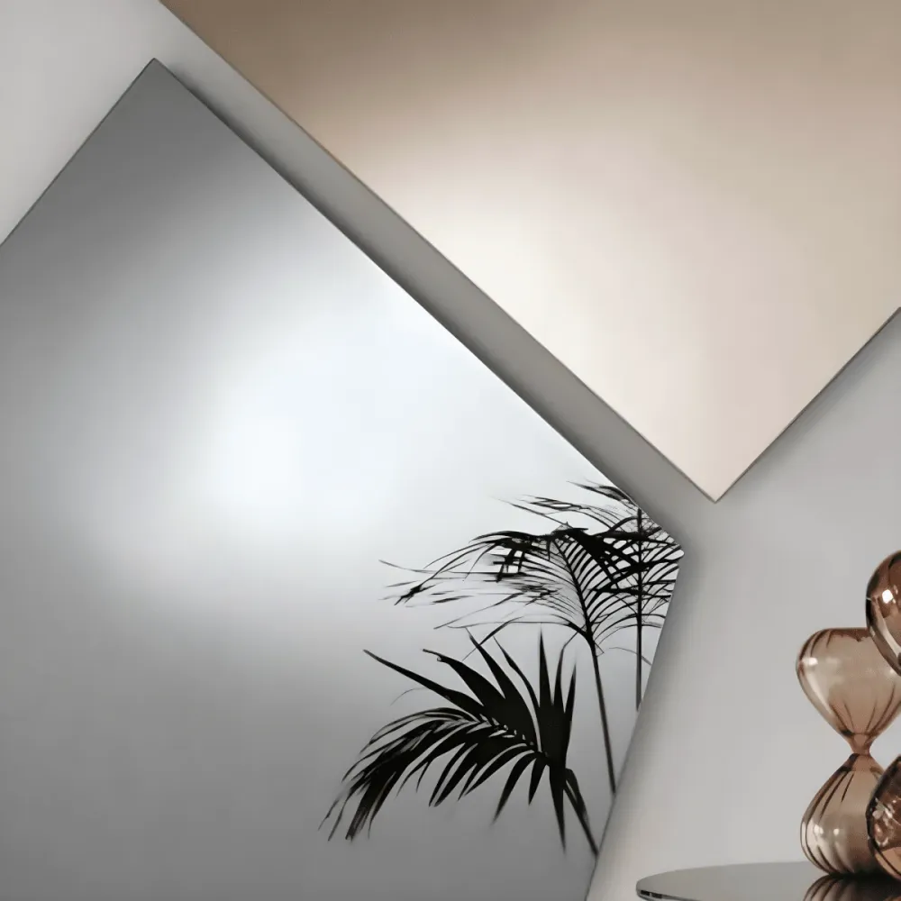 Specchio sagomato "Orbis" da parete senza cornice elegante Facile Ricarica