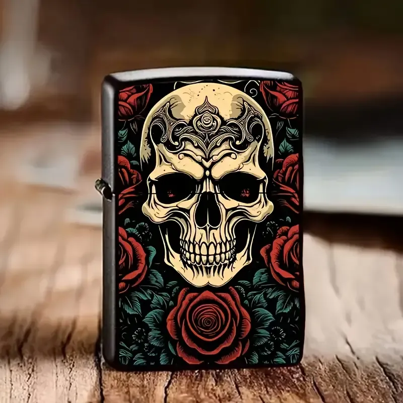 Torcia Magnetica Phantasm Skull Ferro Lighter Case