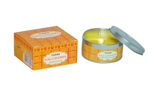 Torcia Subacquea Goloka - Nag Champa Travel Tin Candle