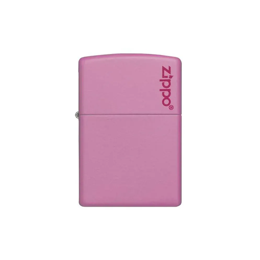 Zippo Lighter - Pink Non lucido Zippo logo