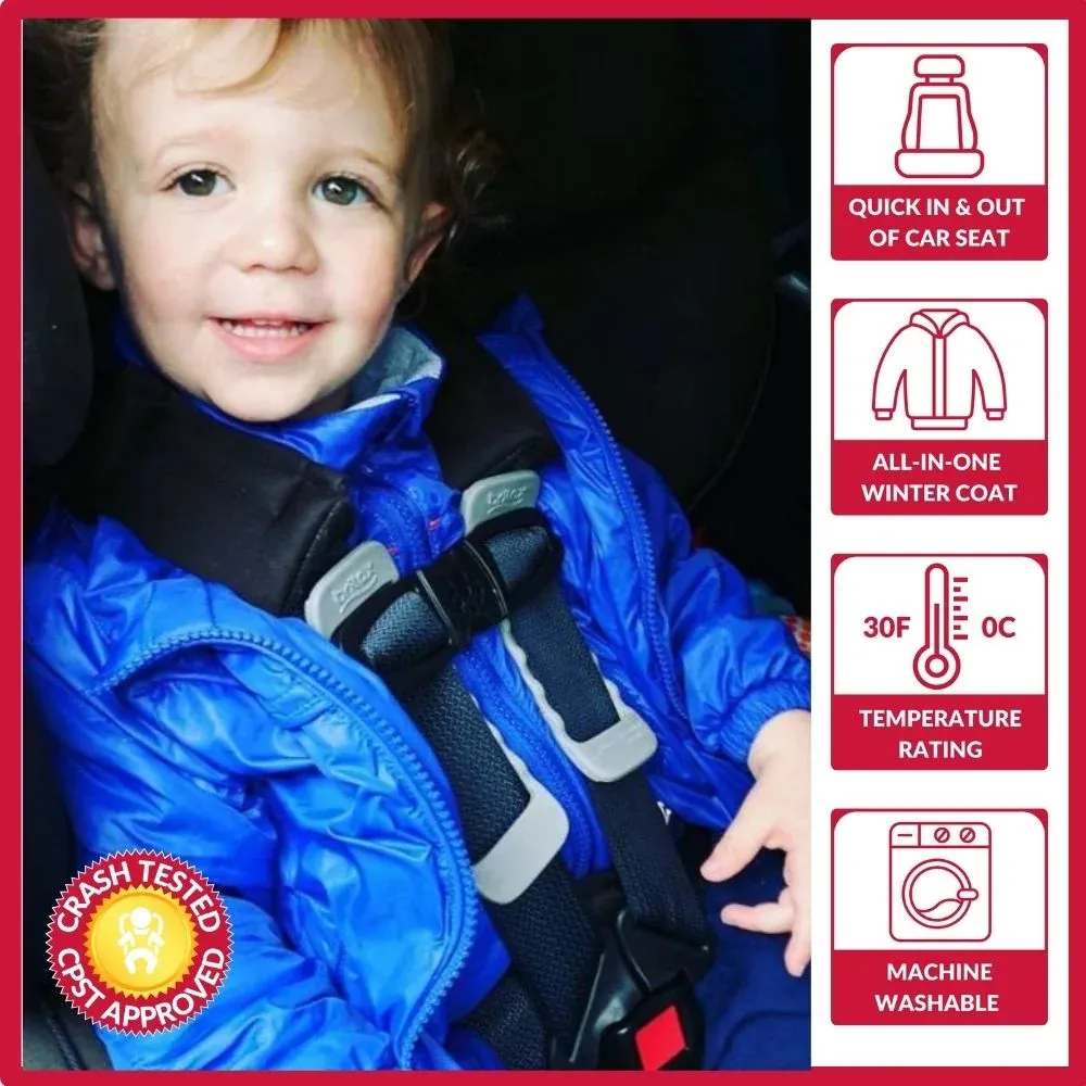 Onekid Car Seat Coat | Road Coat Transition - Royal Blue 12