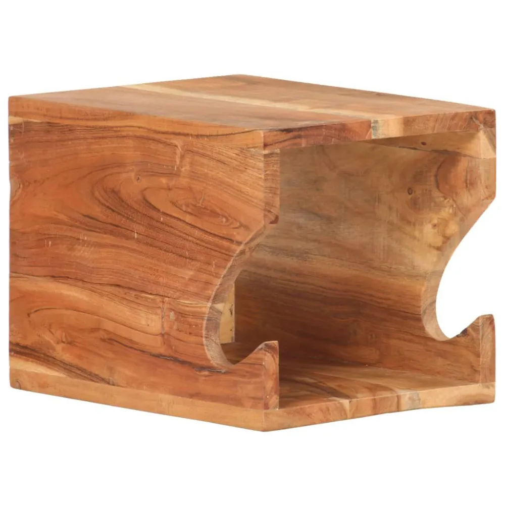 Supporto Bicicletta da Parete 35x25x25 cm Legno di Acacia