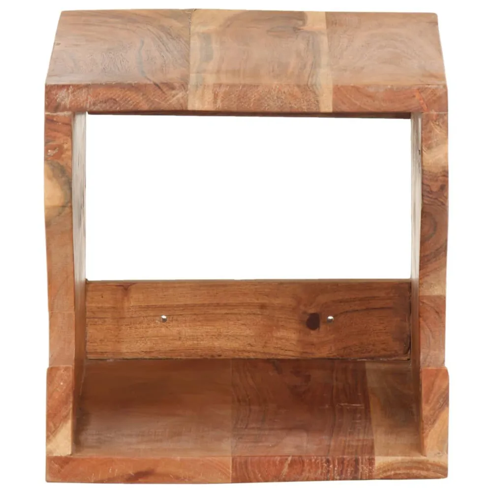 Supporto Bicicletta da Parete 35x25x25 cm Legno di Acacia