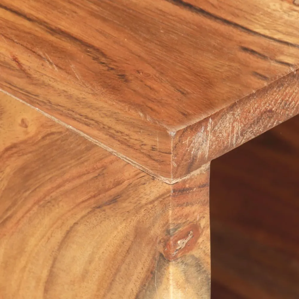 Supporto Bicicletta da Parete 35x25x25 cm Legno di Acacia
