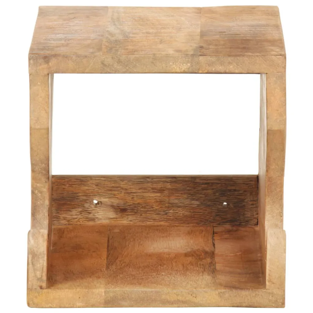 Supporto Bicicletta da Parete 35x25x25 cm Legno Mango Grezzo