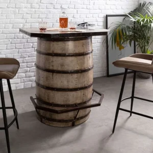 Tavolo bar Mango 90x75x103 INDUSTRIA PESANTE - laccato marrone