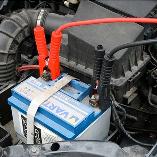 Cavi Avviamento Collegamento Batteria Auto 500 Amp 3 Metri Jumper Lifetime Cars