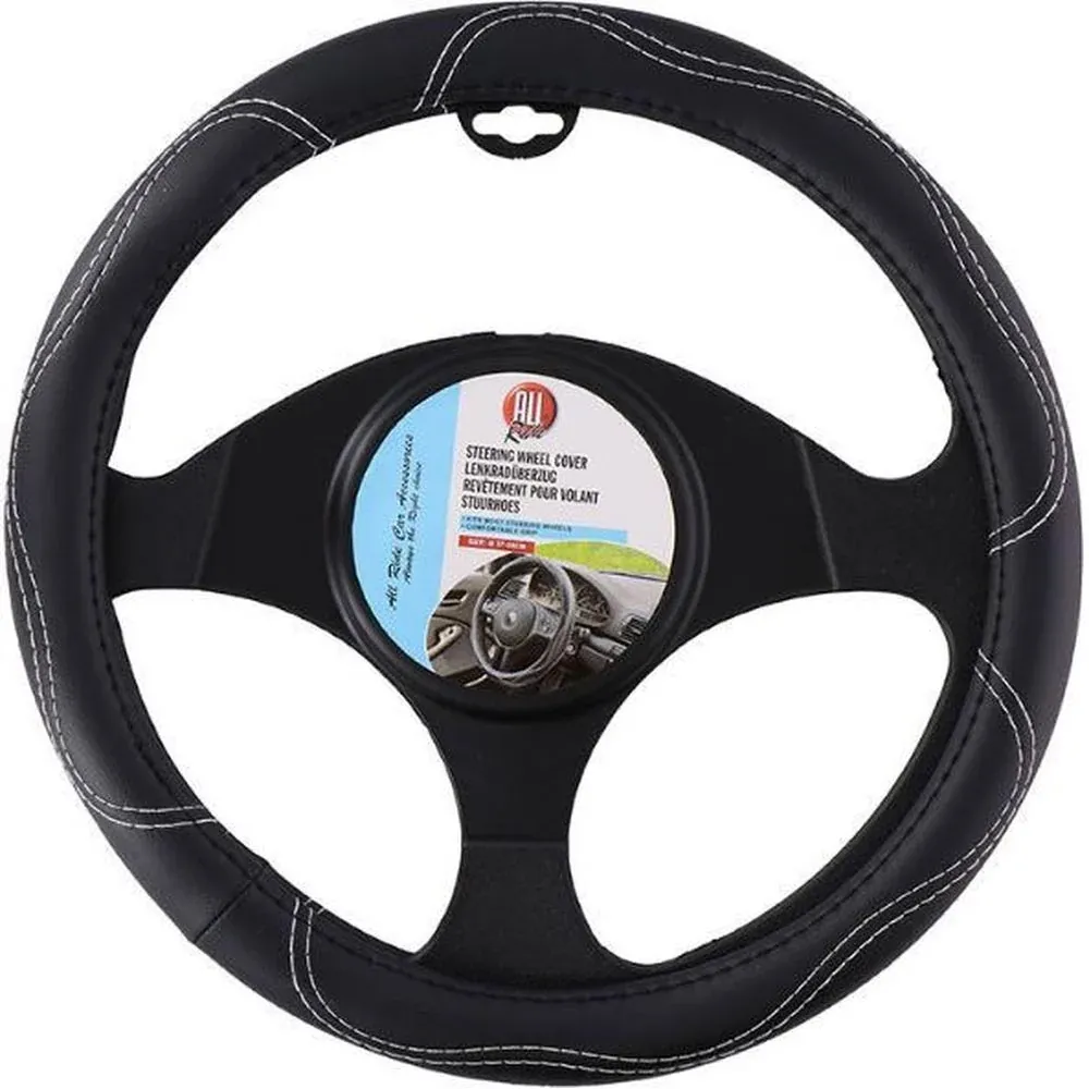 Coprivolante Universale Auto Ecopelle Copertura Sterzo Macchina Camper 38cm