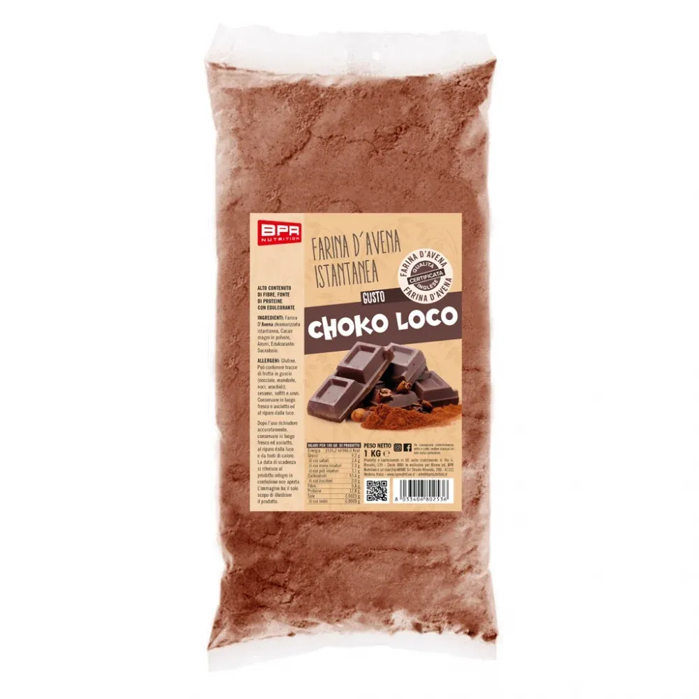 Farina D'Avena Aromatizzata - 1 Kg - Choko Loco