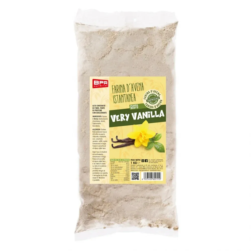 Farina D'Avena Aromatizzata - 1 Kg - Very Vanilla