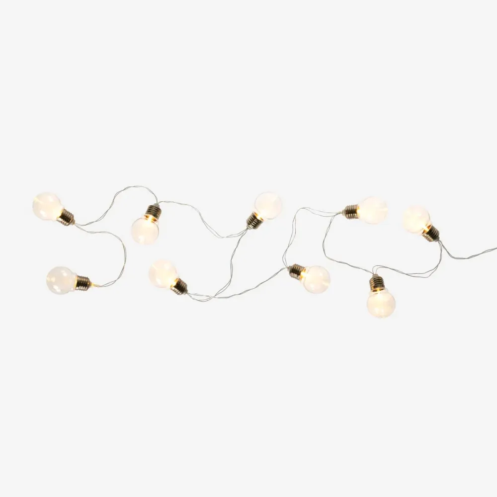 Stringa di luci con lampadine grandi - 330 cm