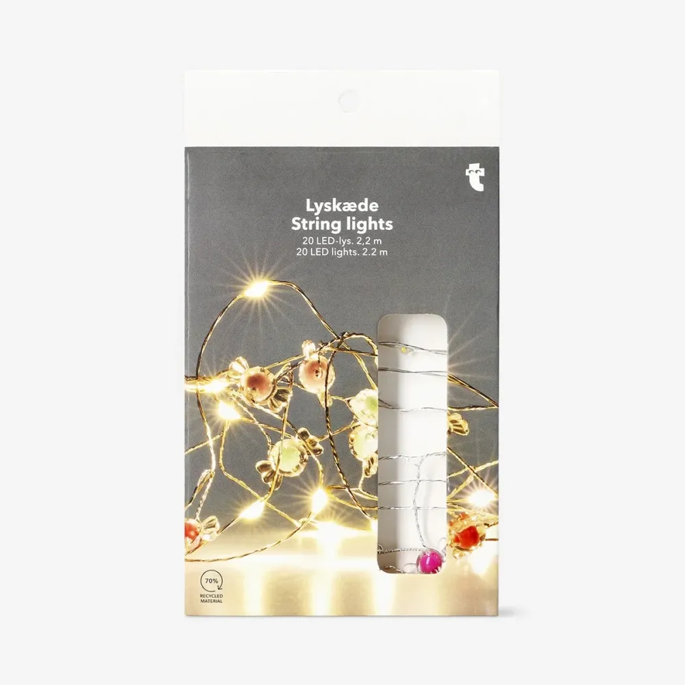 Stringa di luci con LED caramelle - 230 cm