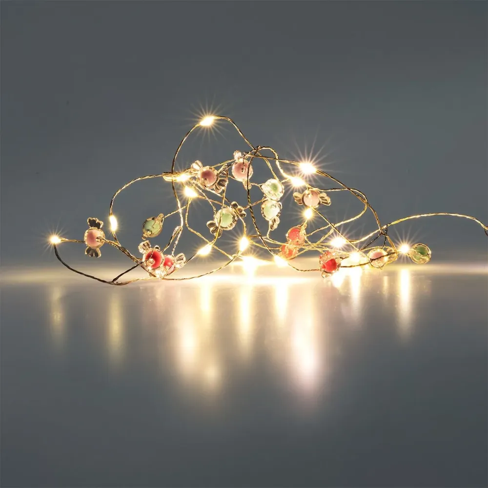 Stringa di luci con LED caramelle - 230 cm