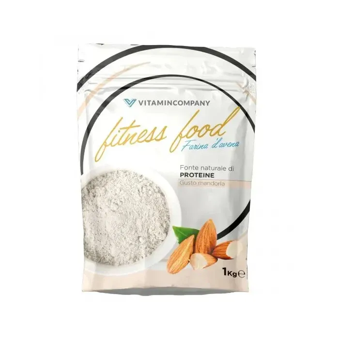 Vitamincompany Farina D'Avena Aromatizzata Gusto Mandorla 1Kg