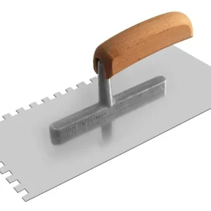 Cazzuola liscia TECTOOL inox legno 280x130x07mm Ad incastro: E4 18143