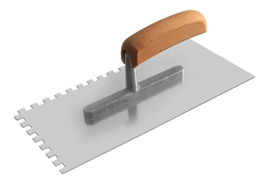 Cazzuola liscia TECTOOL inox legno 280x130x07mm Ad incastro: E4 18143