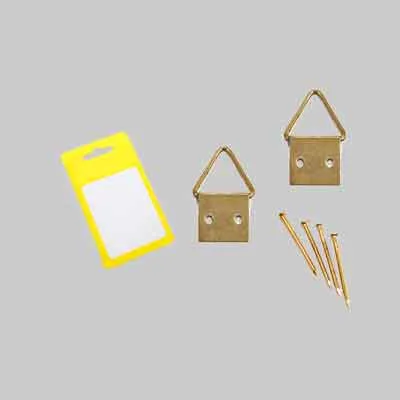 ATTACCAGLIE PER QUADRI SNODATE BLISTER n° 1 - 15 pezzi. Prezzo per Confezione.