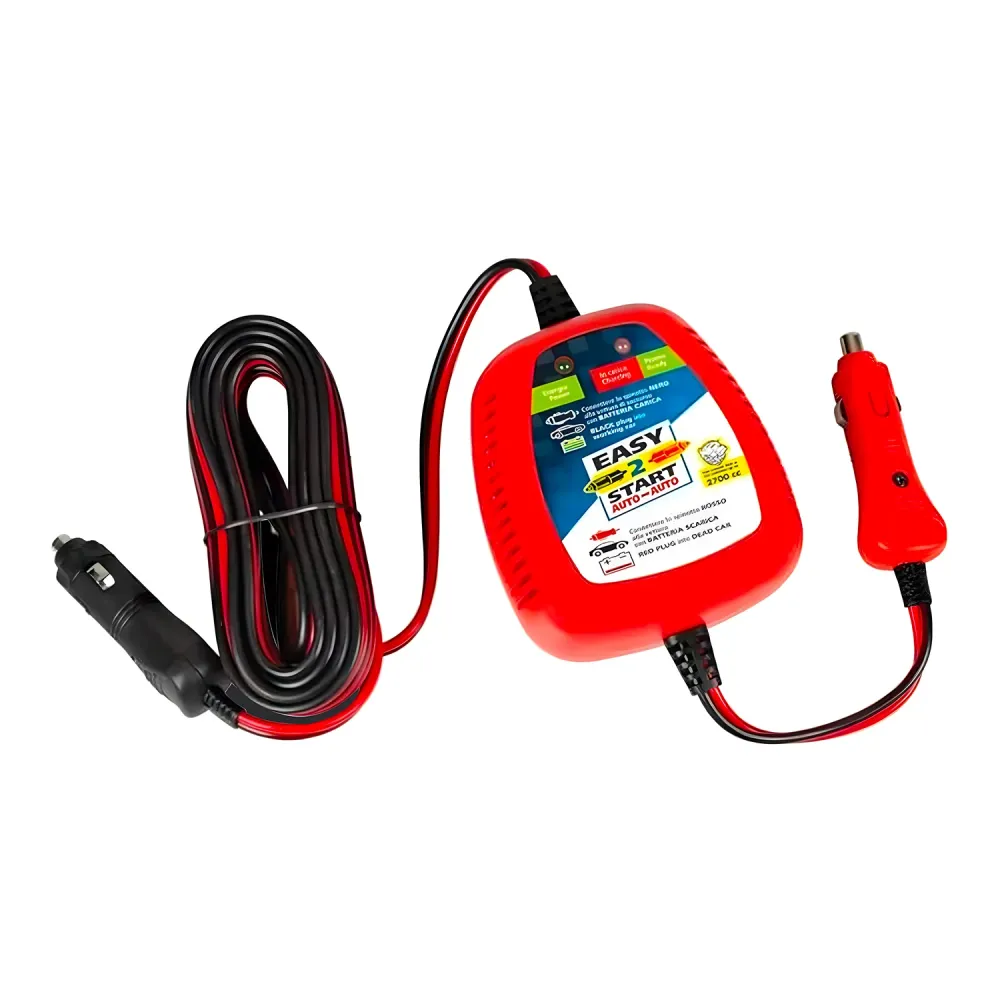 Avviatore Cavo Caricabatteria Per Veicoli Fino 2700cc 5m 12v