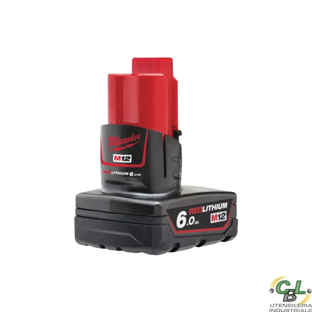 BATTERIA M12 B6 - 12V 6,0 Ah LITIO