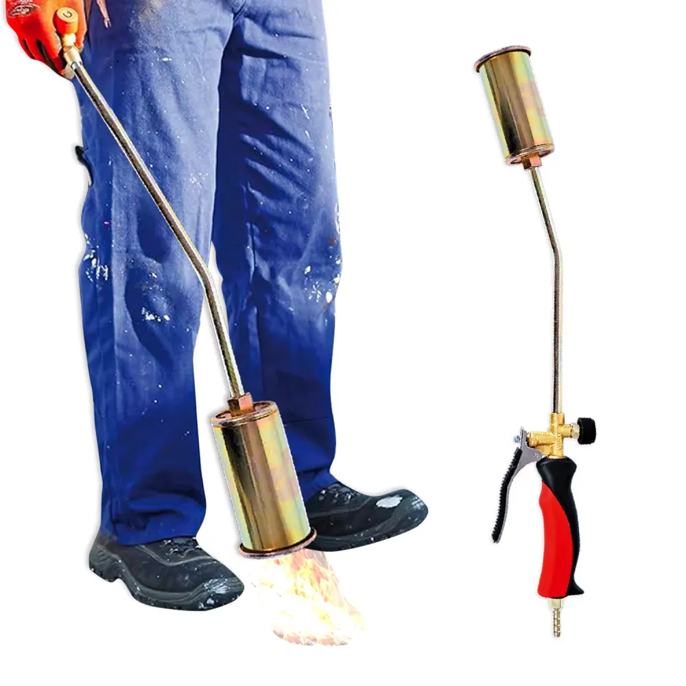 Cannello Gas 60cm con Bruciatore ø45mm e Leva Rapida per Uso Professionale